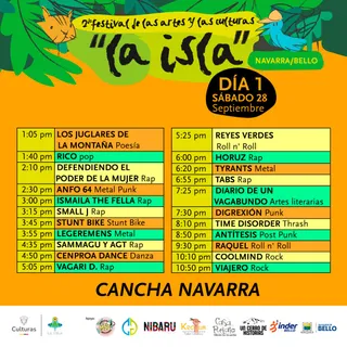 La Isla - 2° Festival, Bello — 28 sep 2024