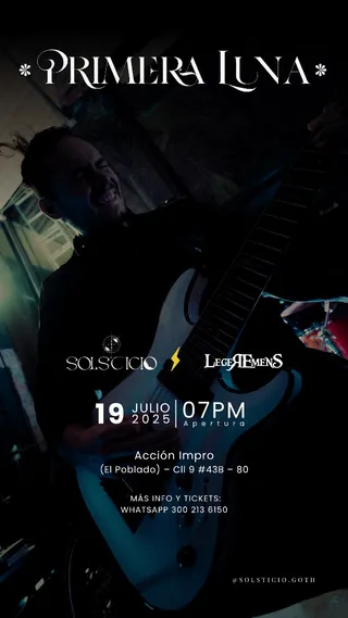 Primera Luna, Medellín — 19 jul 2025