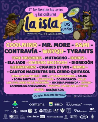 La Isla - 3° Festival, Bello — 27 sep 2025