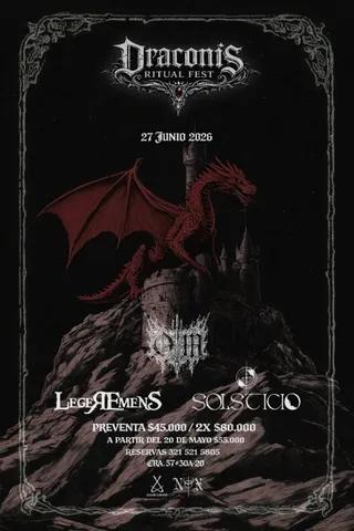 Draconis Ritual Fest, Medellín — 27 jun 2026